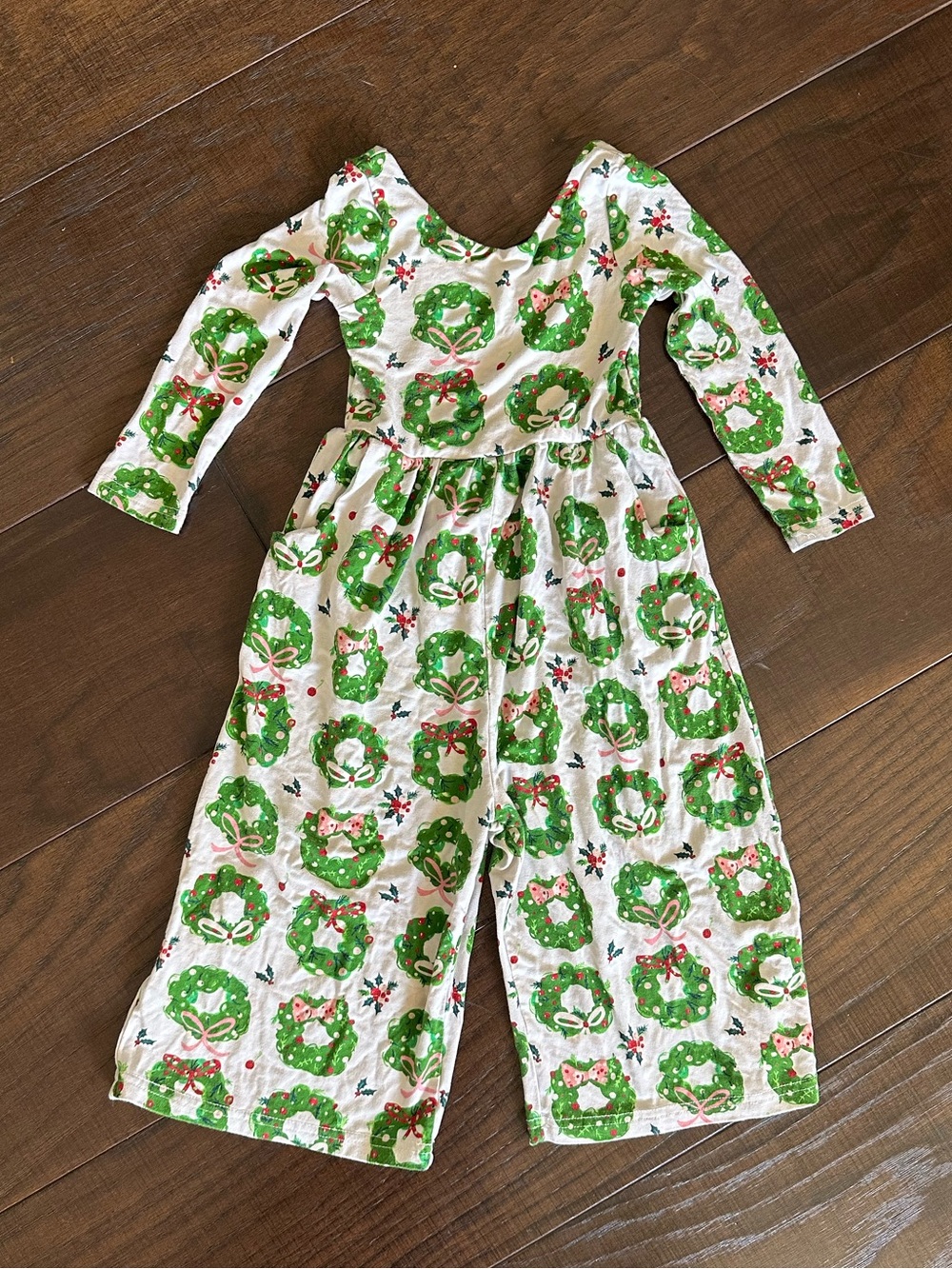 SweetHoney Leggy Romper Merry & Bright